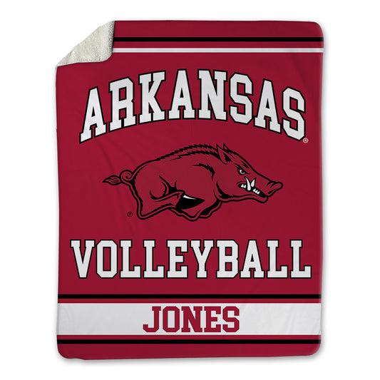 Arkansas - NCAA Women's Volleyball : Logan Jones - Blanket-0