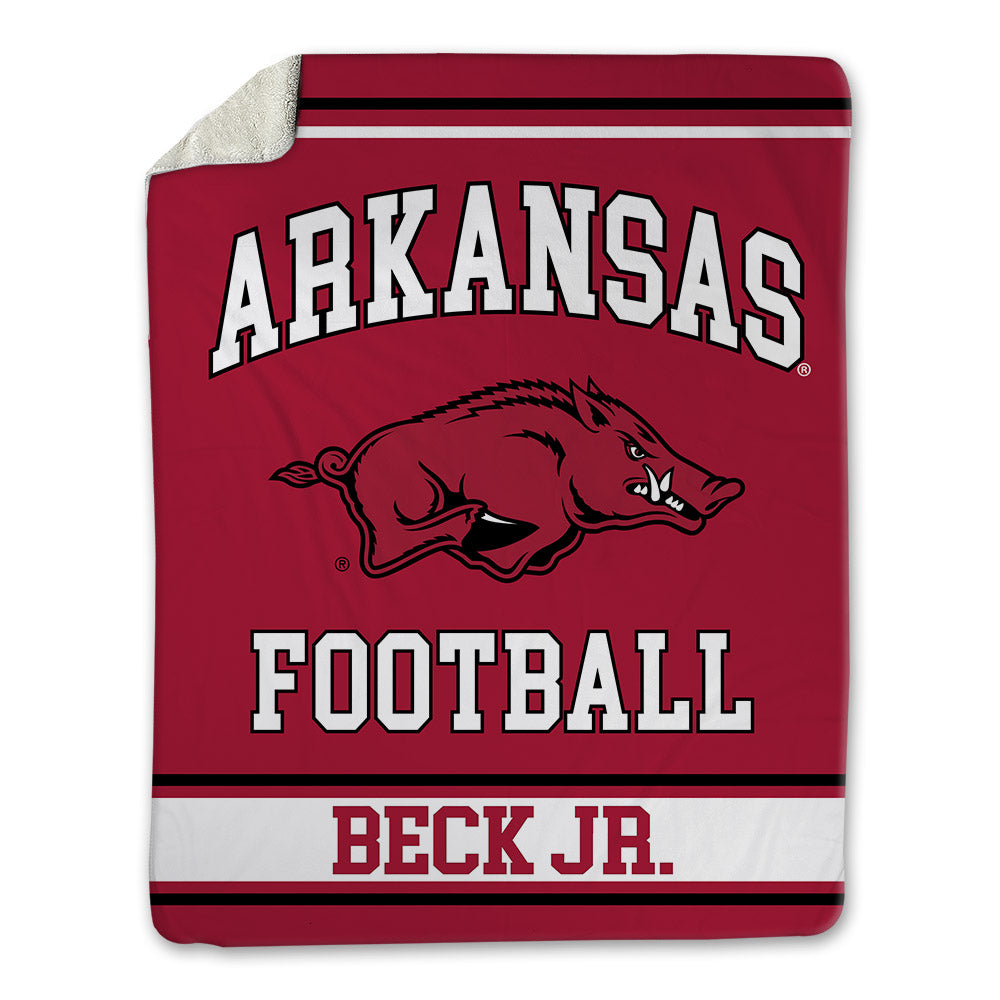 Arkansas - NCAA Football : Jeremiah Beck Jr. - Blanket-0