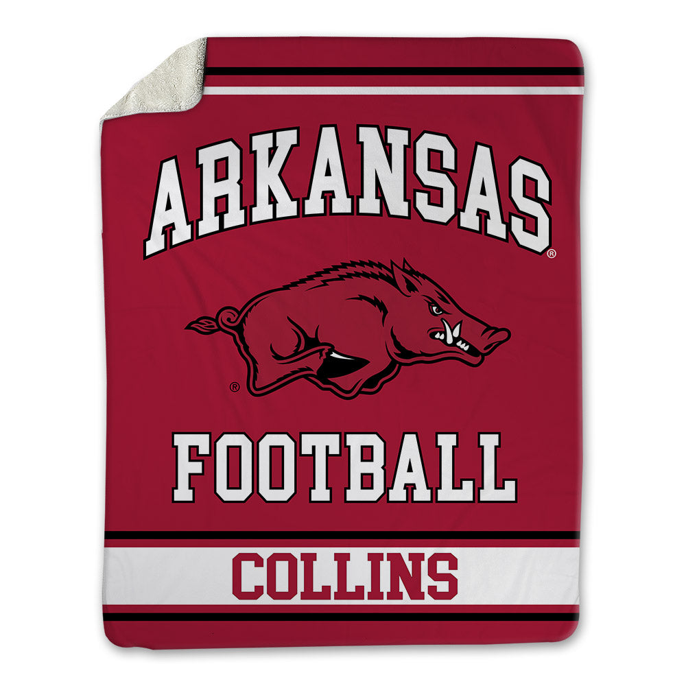 Arkansas - NCAA Football : Charleston Collins - Blanket-0
