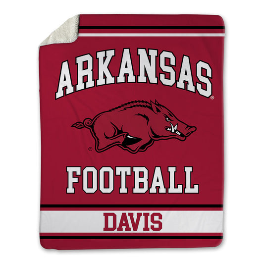 Arkansas - NCAA Football : Preston Davis - Blanket-0