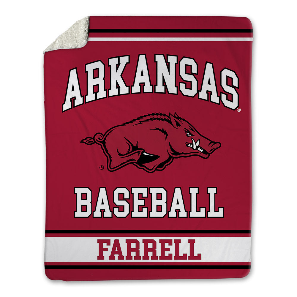 Arkansas - NCAA Baseball : Jackson Farrell - Blanket-0