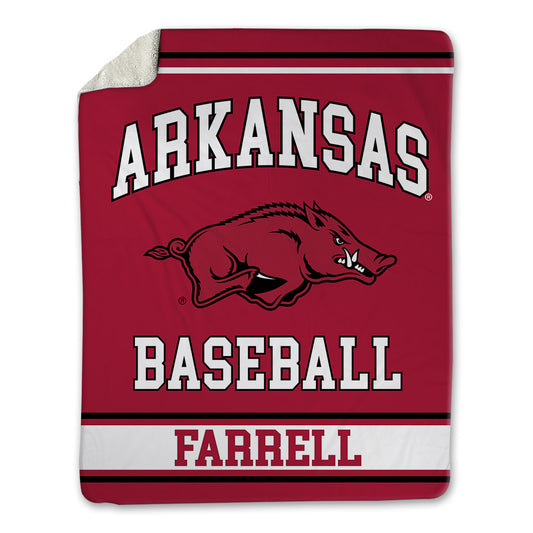Arkansas - NCAA Baseball : Jackson Farrell - Blanket-0