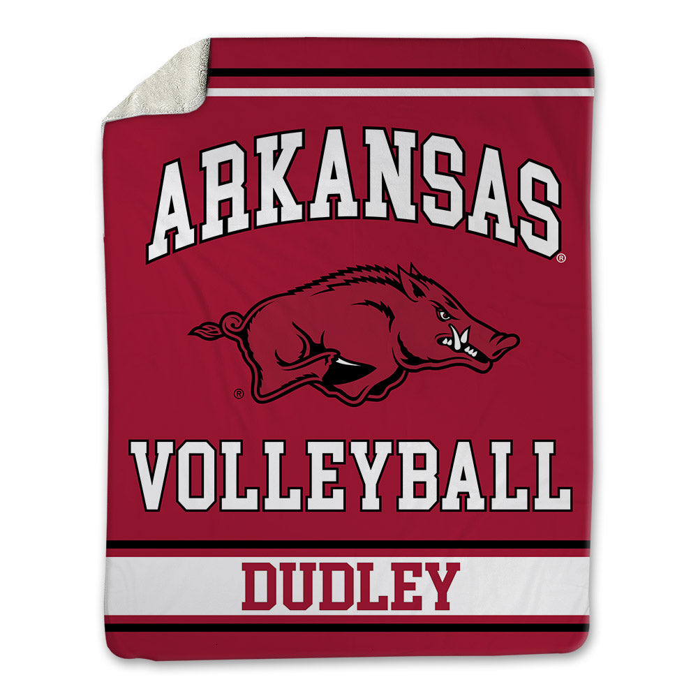 Arkansas - NCAA Women's Volleyball : Lily Dudley - Blanket-0