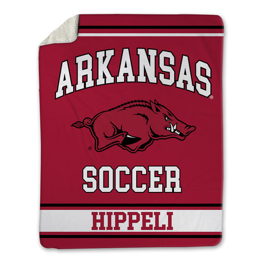 Arkansas - NCAA Women's Soccer : Morgan Hippeli - Blanket-0