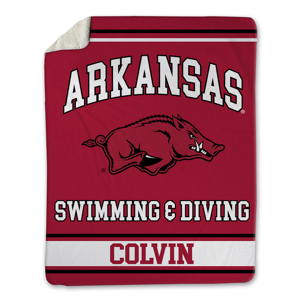 Arkansas - NCAA Women's Swimming & Diving : Gracie Colvin - Blanket-0