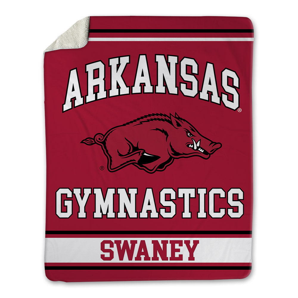 Arkansas - NCAA Women's Gymnastics : Cally Swaney - Blanket-0