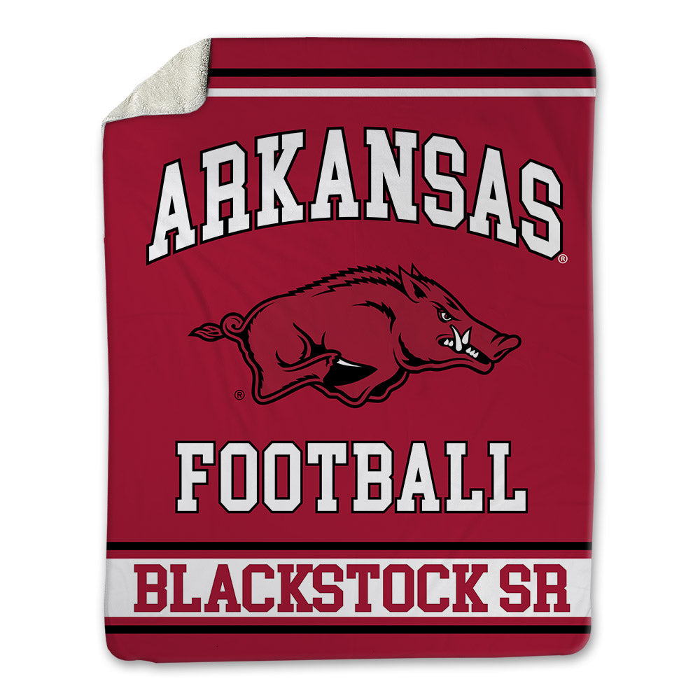 Arkansas - NCAA Football : Keyshawn Blackstock Sr - Blanket-0