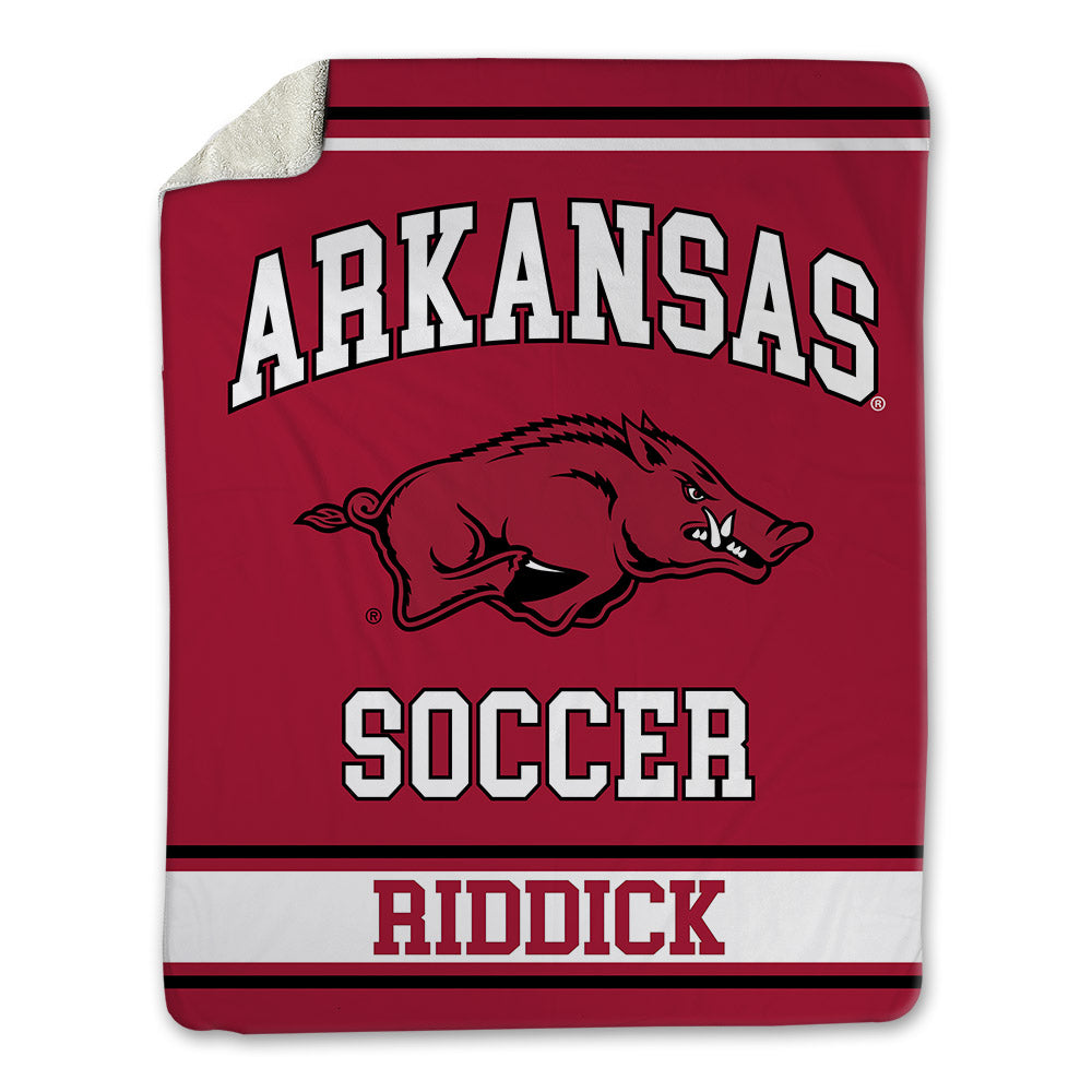 Arkansas - NCAA Women's Soccer : Mia Riddick - Blanket-0