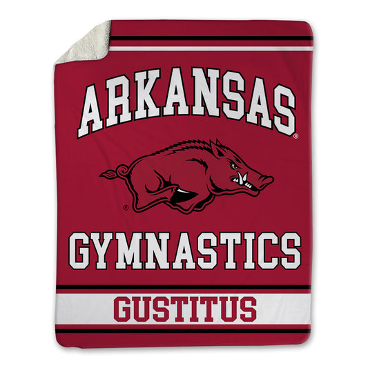 Arkansas - NCAA Women's Gymnastics : Madison Gustitus - Blanket-0