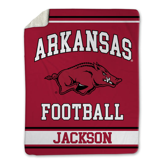 Arkansas - NCAA Football : Kenneth Jackson - Blanket-0