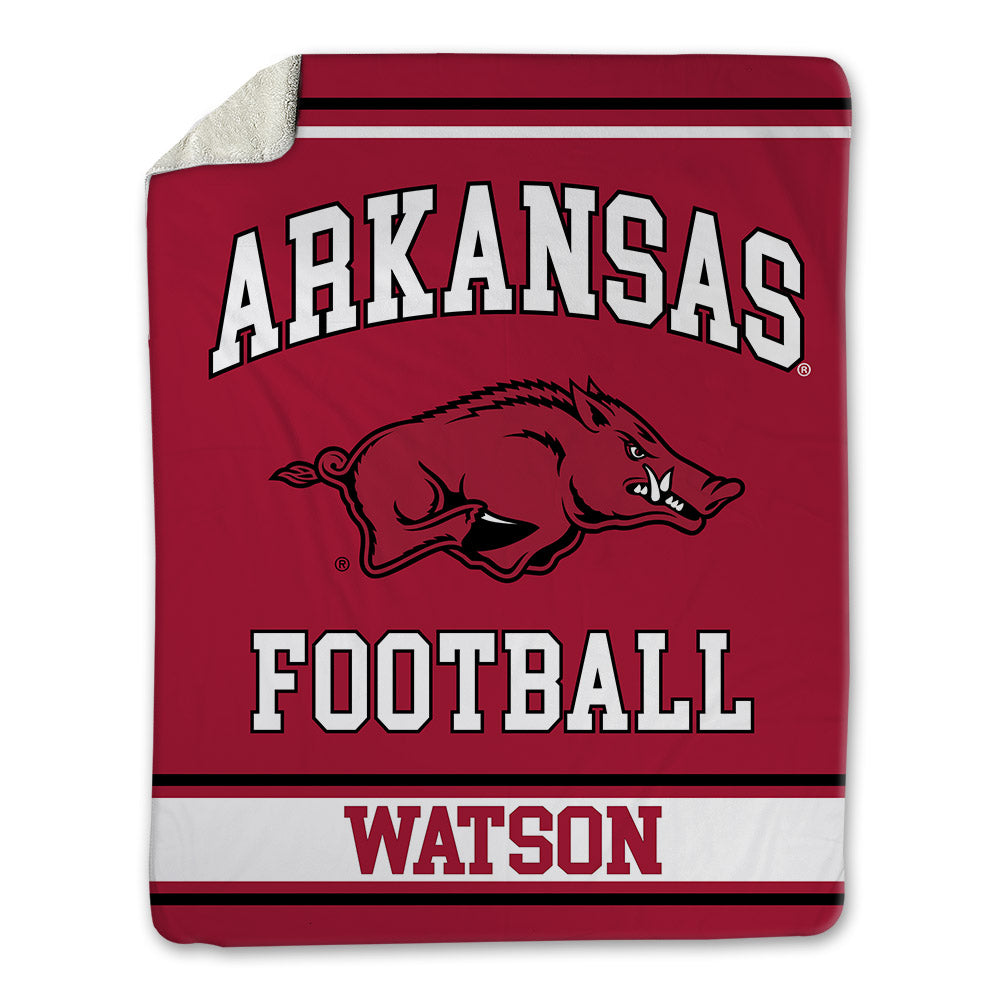 Arkansas - NCAA Football : Braylon Watson - Blanket-0