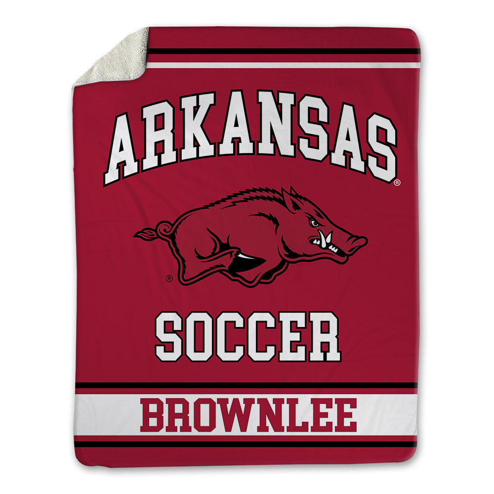 Arkansas - NCAA Women's Soccer : Jailyn Brownlee - Blanket-0