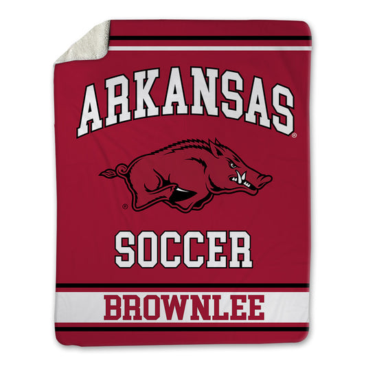 Arkansas - NCAA Women's Soccer : Jailyn Brownlee - Blanket-0