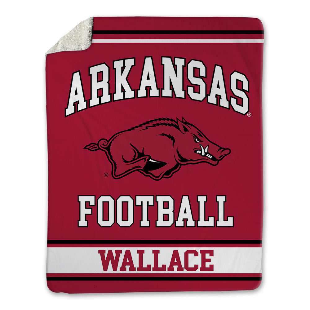 Arkansas - NCAA Football : Tavion Wallace - Blanket-0
