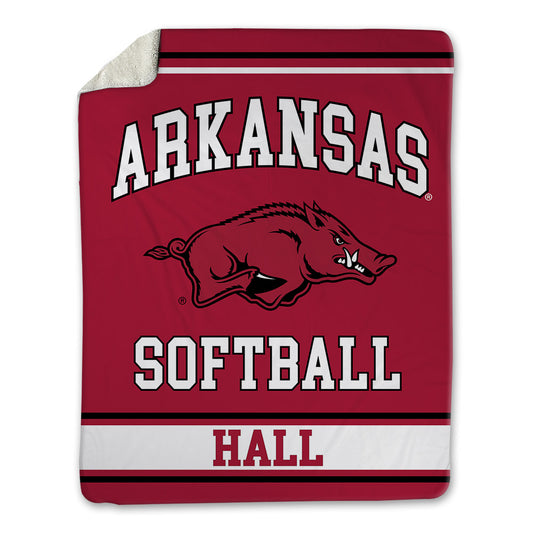 Arkansas - NCAA Softball : Khamari Hall - Blanket-0