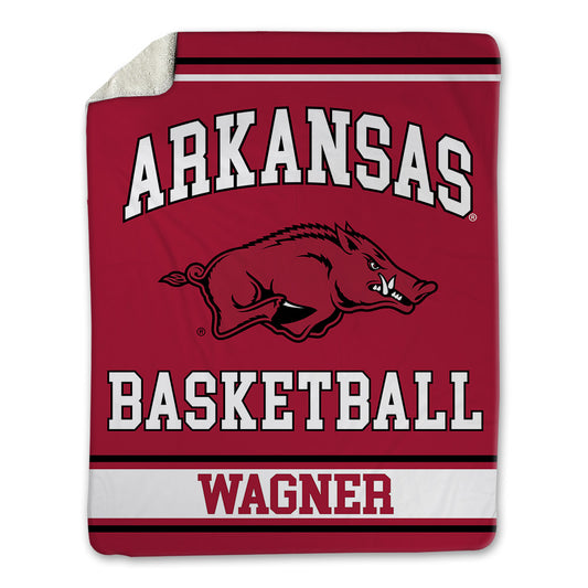 Arkansas - NCAA Men's Basketball : DJ Wagner - Blanket-0