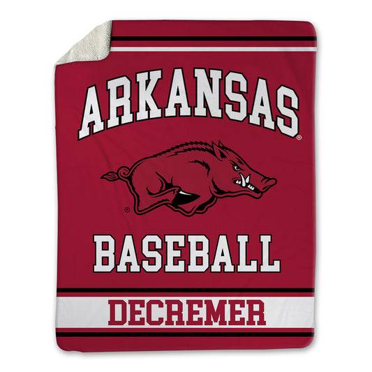 Arkansas - NCAA Baseball : James DeCremer - Blanket-0