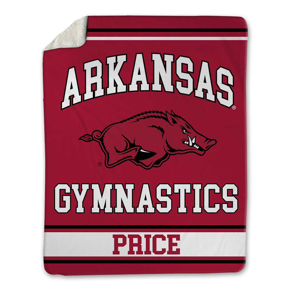 Arkansas - NCAA Women's Gymnastics : Morgan Price - Blanket-0