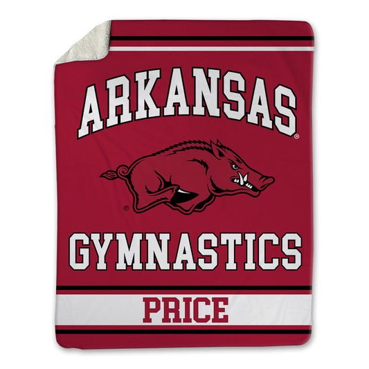 Arkansas - NCAA Women's Gymnastics : Morgan Price - Blanket-0