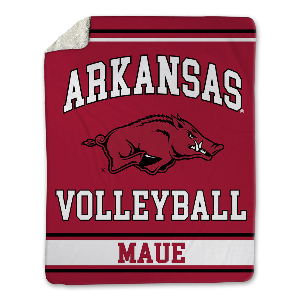 Arkansas - NCAA Women's Volleyball : Sydney Maue - Blanket-0