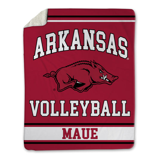 Arkansas - NCAA Women's Volleyball : Sydney Maue - Blanket-0