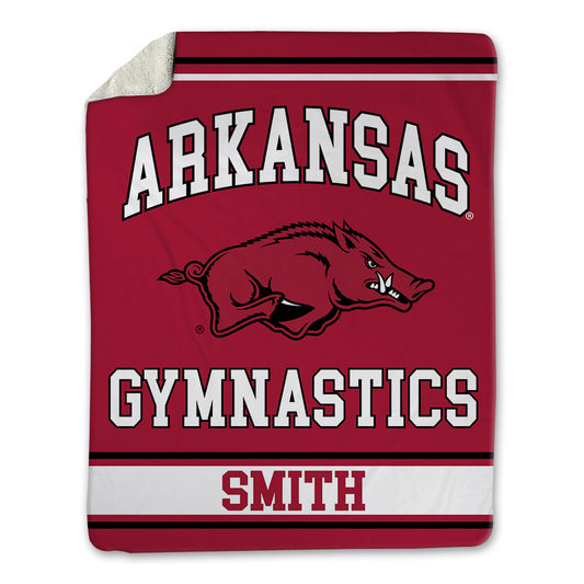 Arkansas - NCAA Women's Gymnastics : Leah Smith - Blanket-0