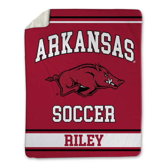 Arkansas - NCAA Women's Soccer : Ella Riley - Blanket-0