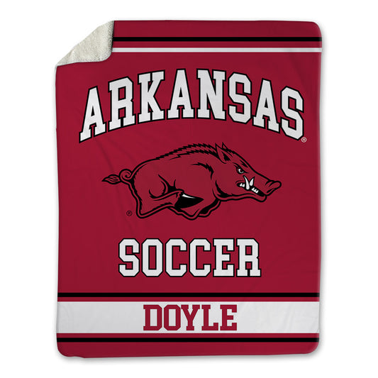 Arkansas - NCAA Women's Soccer : Kate Doyle - Blanket-0