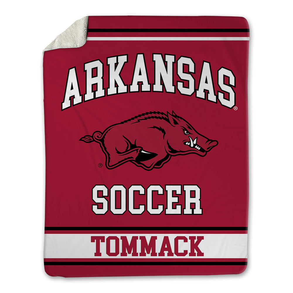 Arkansas - NCAA Women's Soccer : Taylor Tommack - Blanket-0