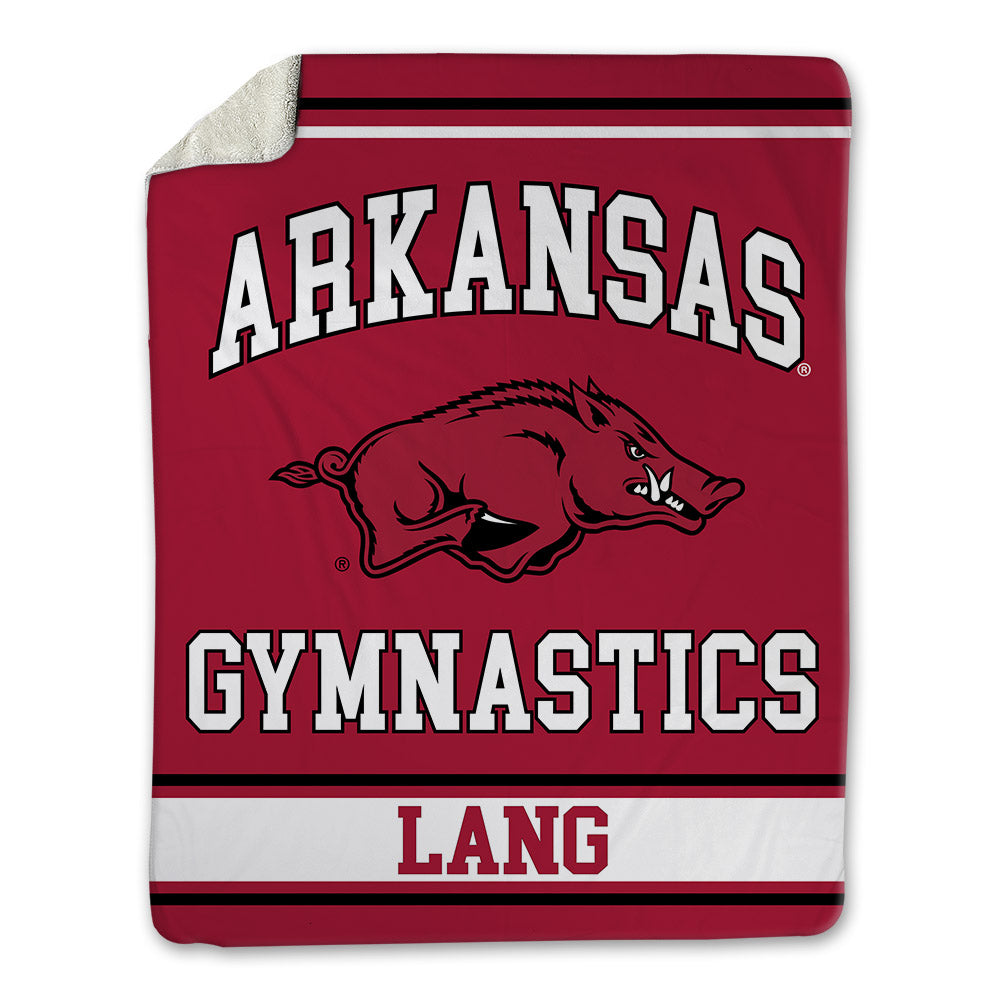 Arkansas - NCAA Women's Gymnastics : Jaleigh Lang - Blanket-0