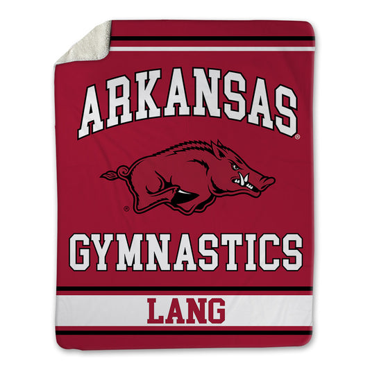Arkansas - NCAA Women's Gymnastics : Jaleigh Lang - Blanket-0