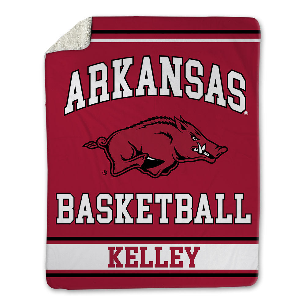 Arkansas - NCAA Men's Basketball : Ayden Kelley - Blanket-0