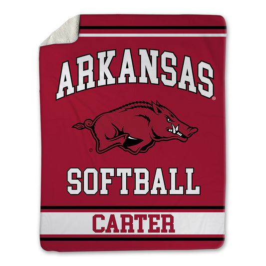 Arkansas - NCAA Softball : Ava Carter - Blanket-0