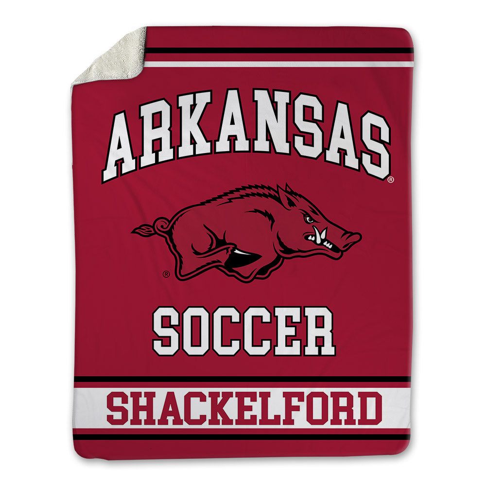 Arkansas - NCAA Women's Soccer : Audrey Shackelford - Blanket-0