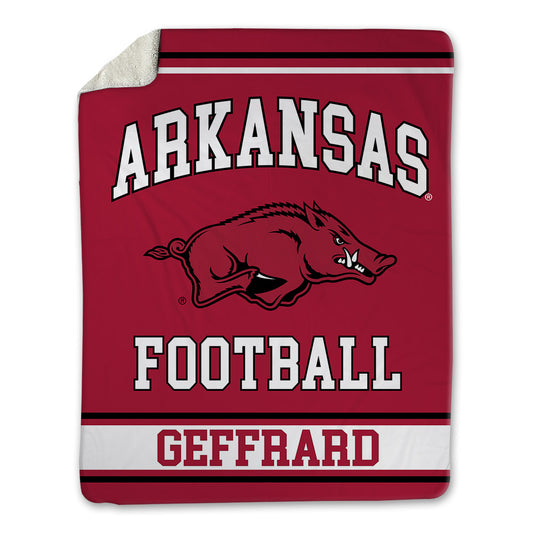 Arkansas - NCAA Football : Ian Geffrard - Blanket-0