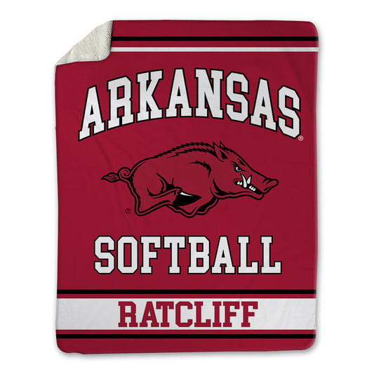 Arkansas - NCAA Softball : Carlee Ratcliff - Blanket-0