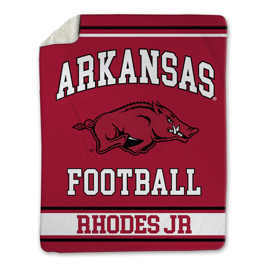 Arkansas - NCAA Football : Quincy Rhodes Jr - Blanket-0