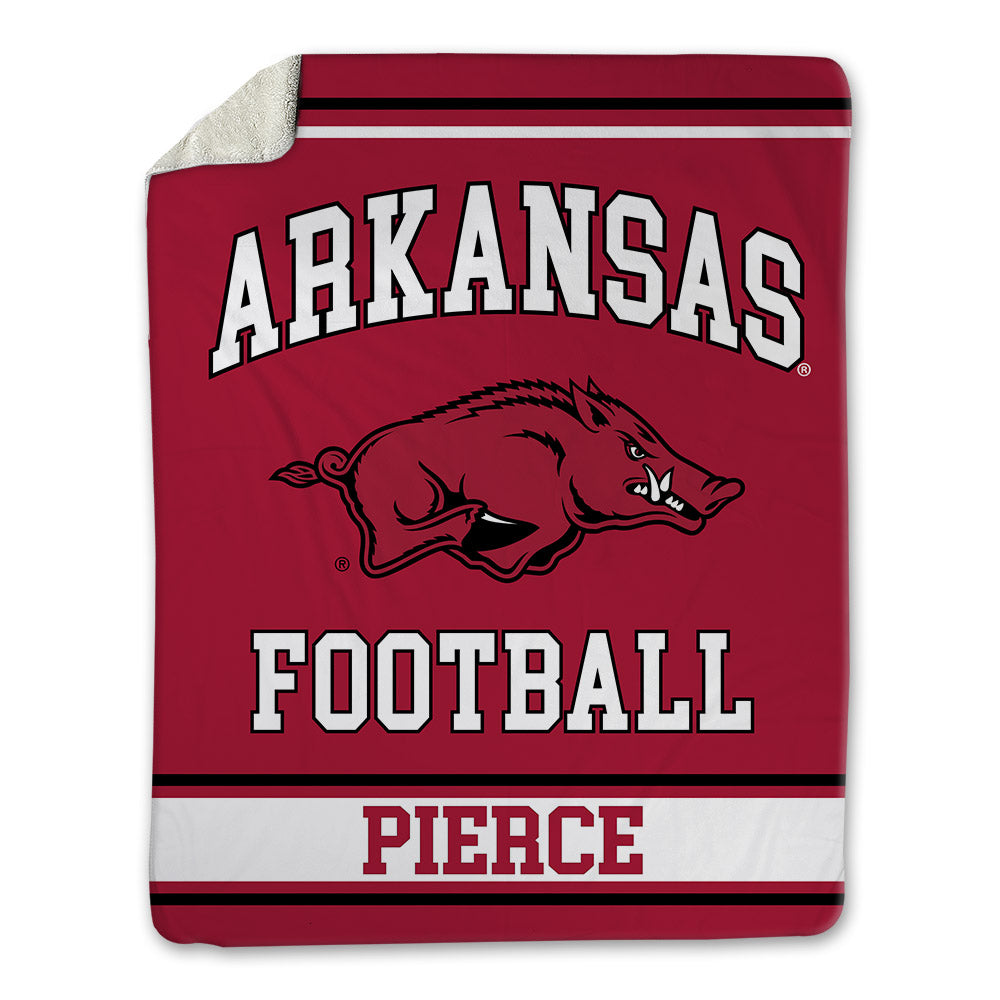 Arkansas - NCAA Football : Anton Pierce - Blanket-0