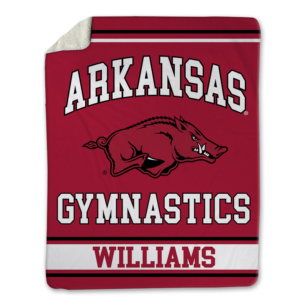 Arkansas - NCAA Women's Gymnastics : Lauren Williams - Blanket-0