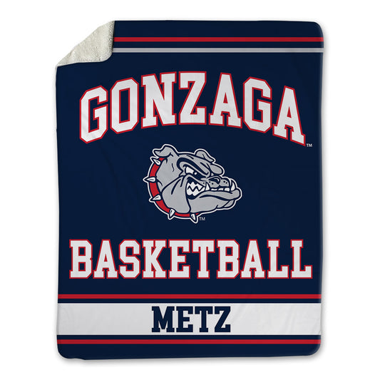 Gonzaga - NCAA Men's Basketball : Alonzo Metz - Blanket-0