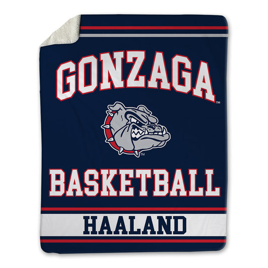 Gonzaga - NCAA Men's Basketball : Noah Haaland - Blanket-0