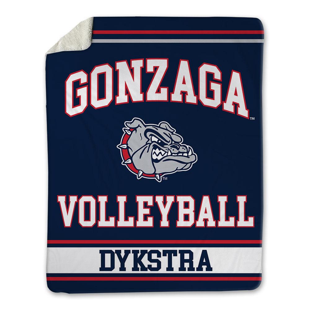 Gonzaga - NCAA Women's Volleyball : Raechelle Dykstra - Blanket-0