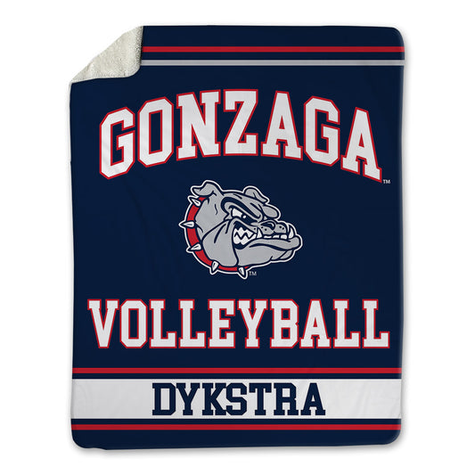 Gonzaga - NCAA Women's Volleyball : Raechelle Dykstra - Blanket-0