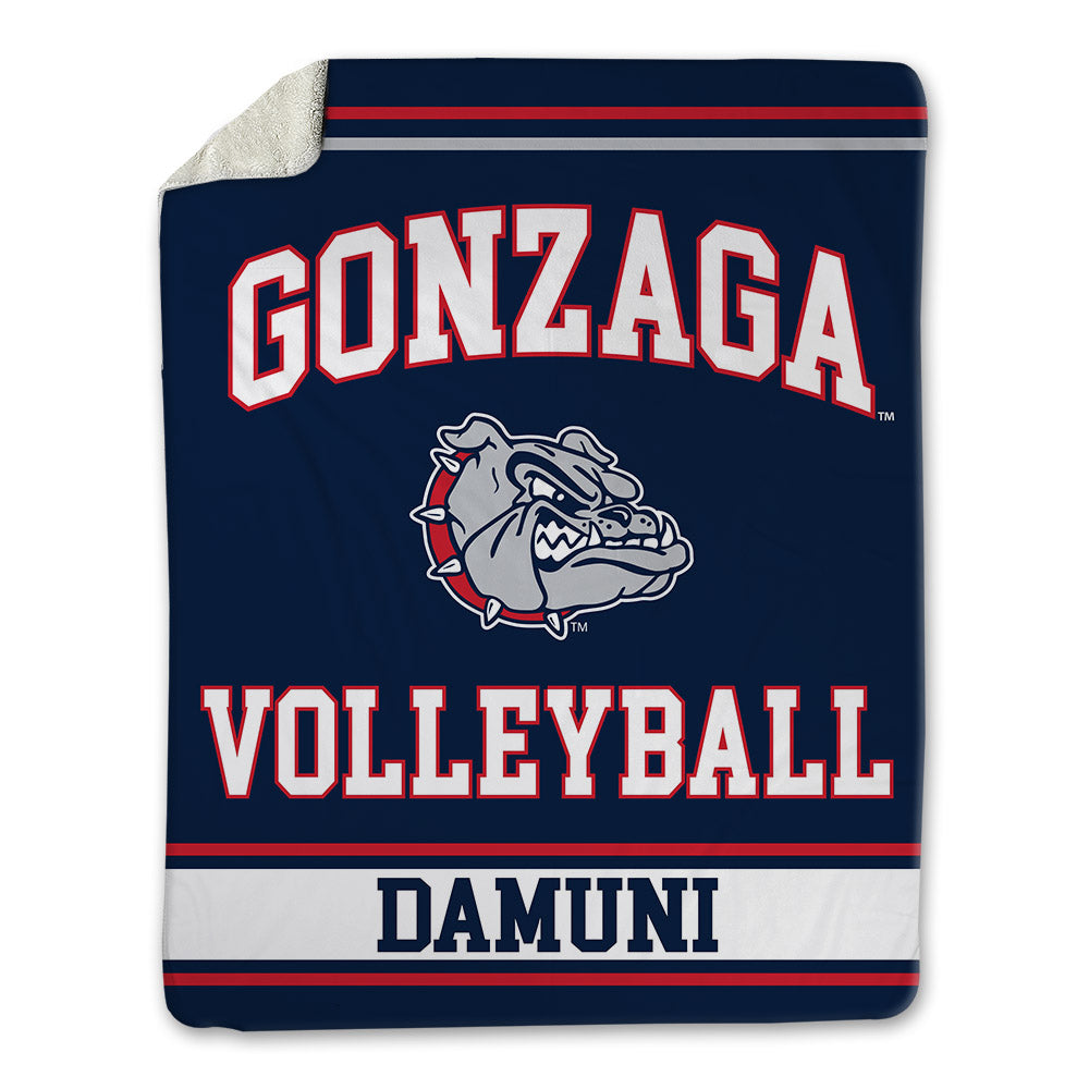 Gonzaga - NCAA Women's Volleyball : Nia Damuni - Blanket-0