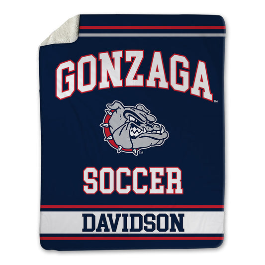 Gonzaga - NCAA Women's Soccer : piper davidson - Blanket-0