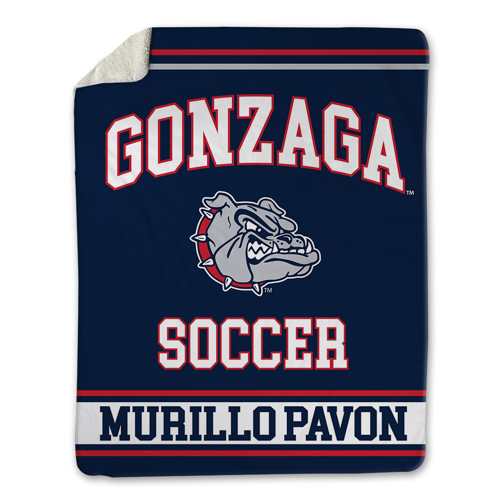 Gonzaga - NCAA Men's Soccer : Carlos Murillo Pavon - Blanket-0