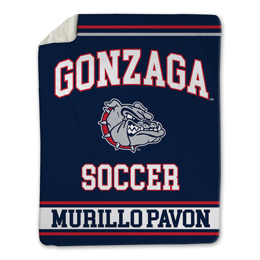 Gonzaga - NCAA Men's Soccer : Carlos Murillo Pavon - Blanket-0