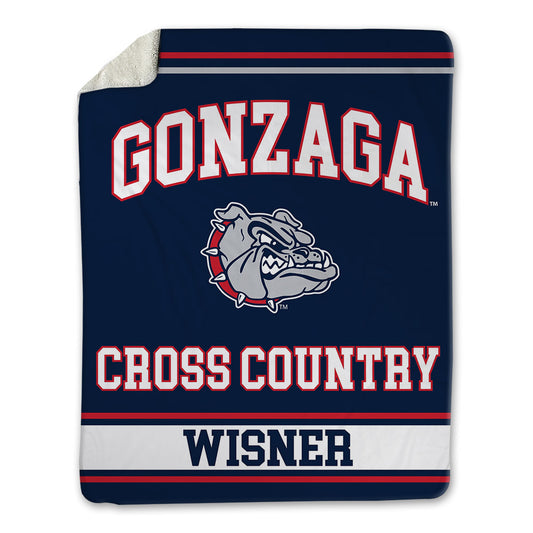 Gonzaga - NCAA Men's Cross Country : Jeron Wisner - Blanket-0
