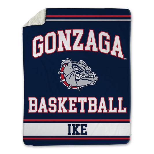 Gonzaga - NCAA Men's Basketball : Graham Ike - Blanket-0