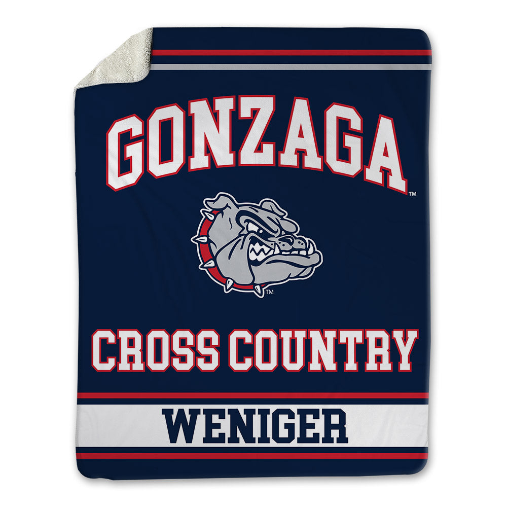 Gonzaga - NCAA Men's Cross Country : Dylan Weniger - Blanket-0